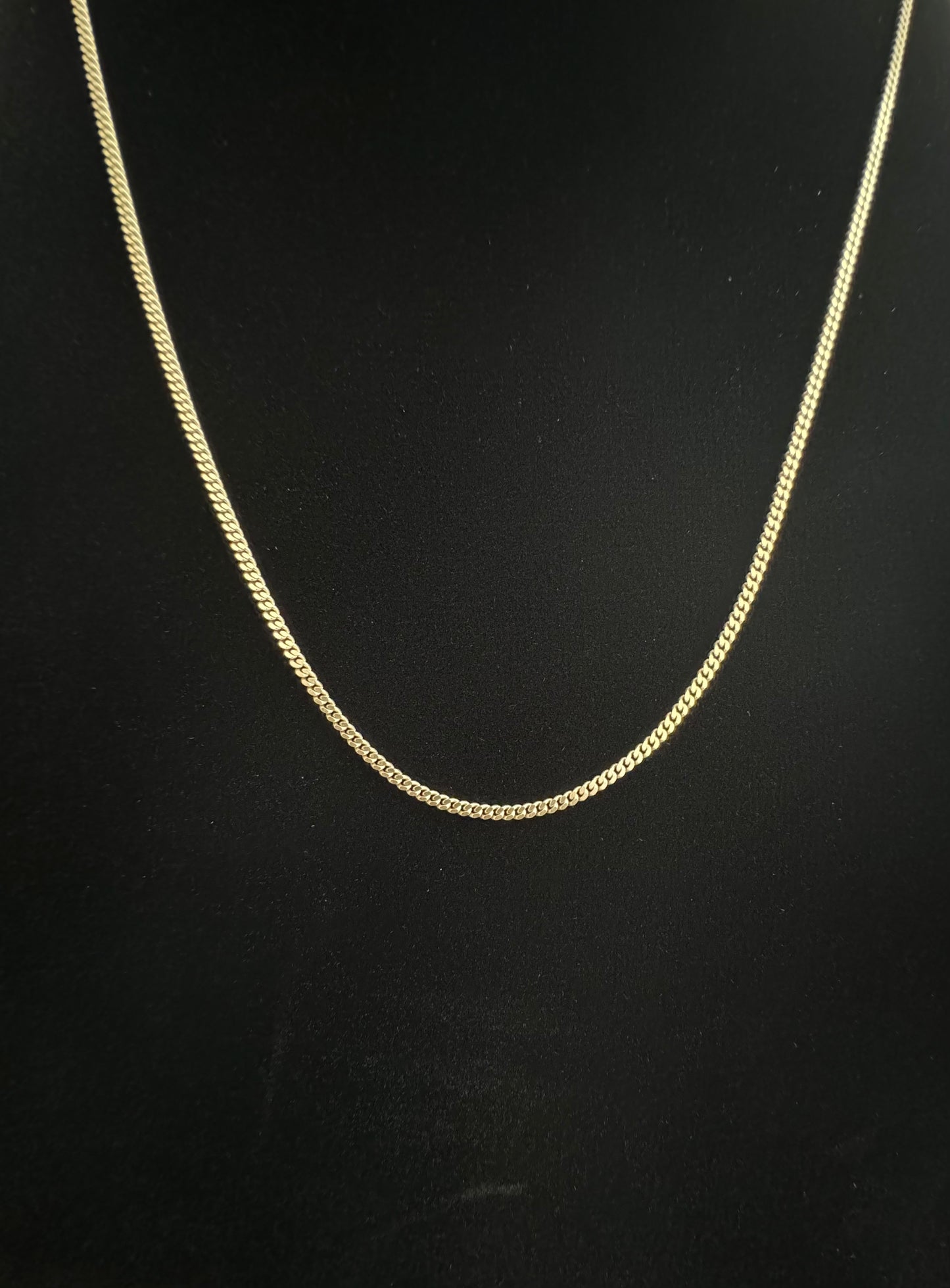 14k Solid Yellow Gold Cuban Link Chain