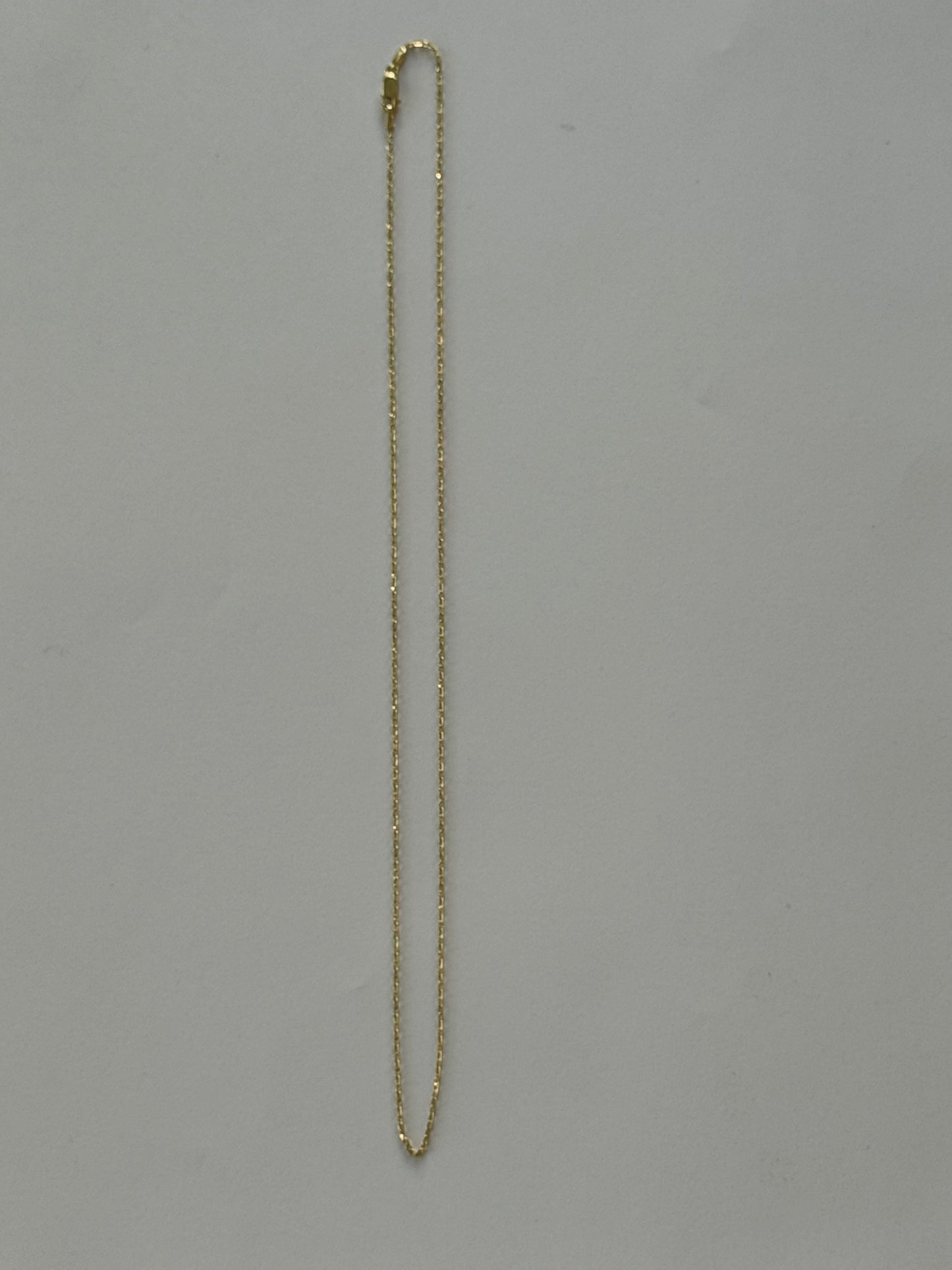 10k Solid Yellow Gold Cable Chain