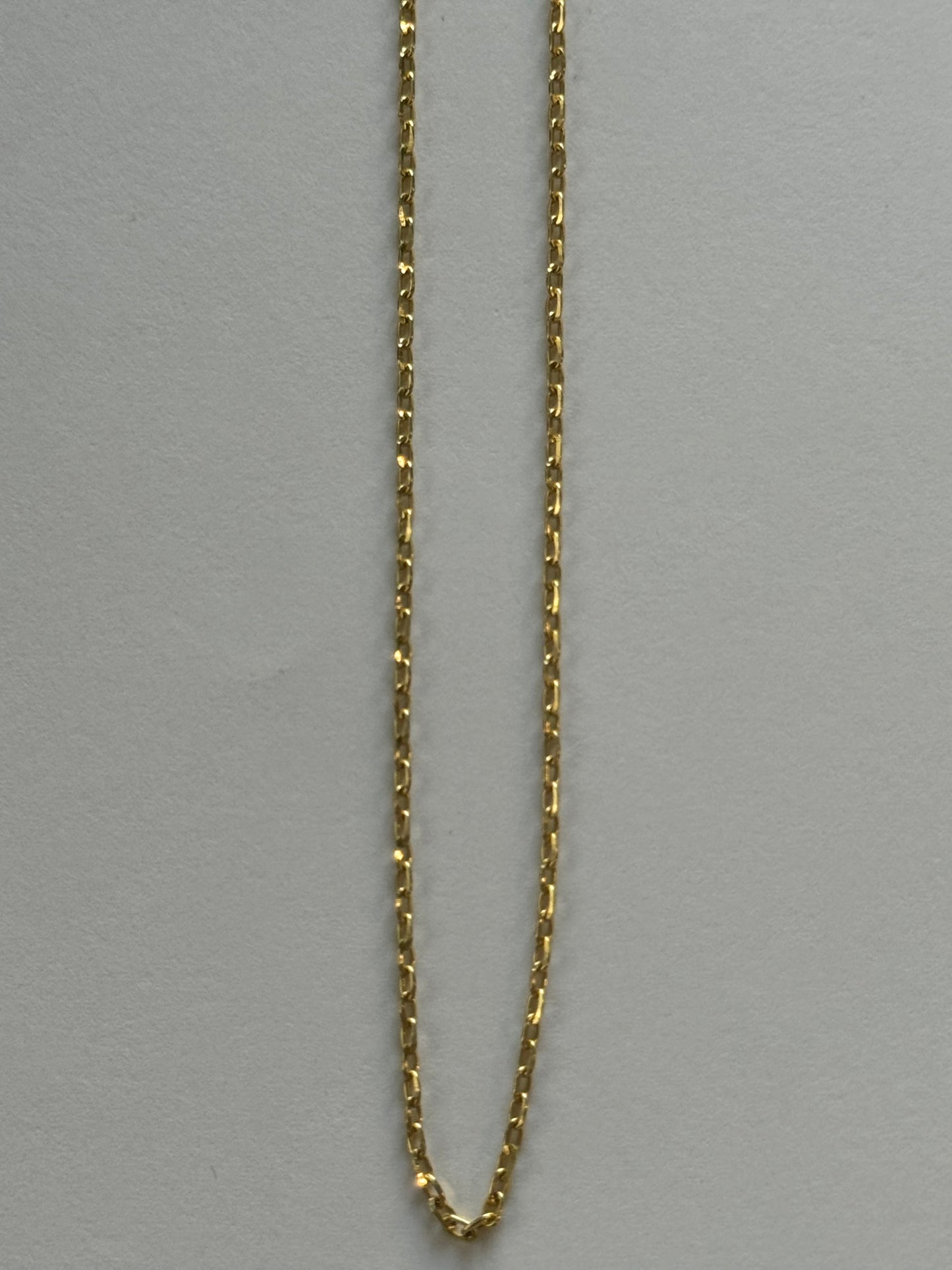 10k Solid Yellow Gold Cable Chain